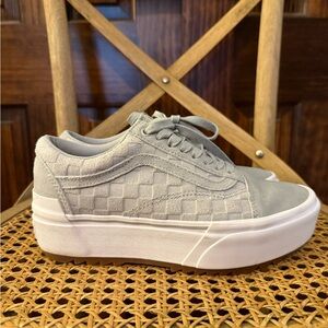 Women's Gray Platform Sneakers